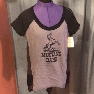free people Charcoal  Shirt sz M